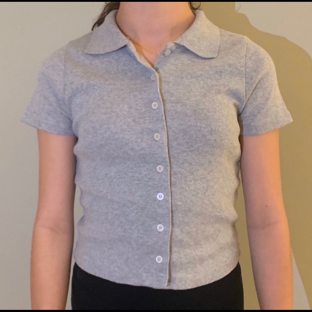 grey brandy melville t shirt
